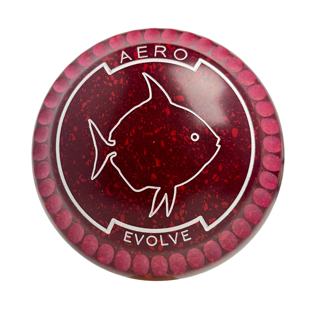 Aero Evolve Lawn Bowls 3 Enhance Maroon Red - 264233