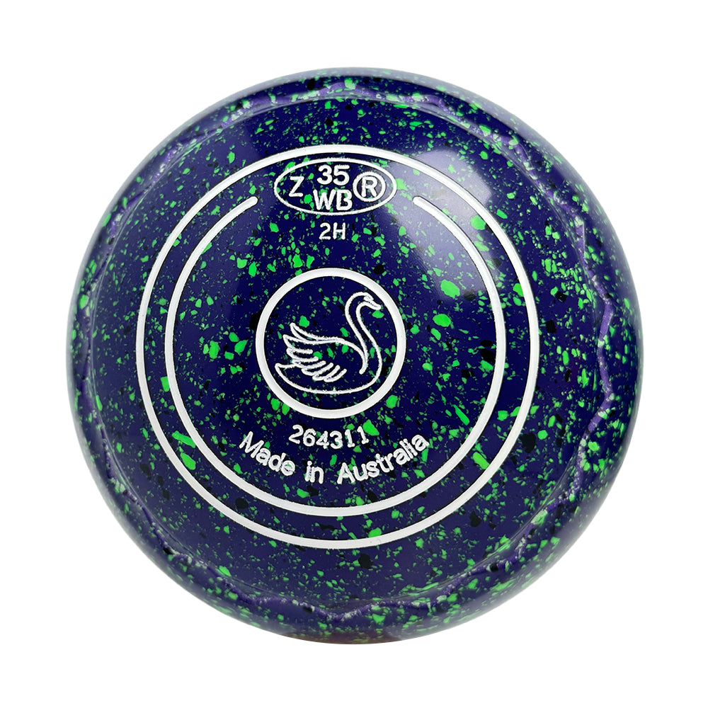 Aero Dynamic Lawn Bowls 2 Heavy Z-Scoop Blueberry - 264311