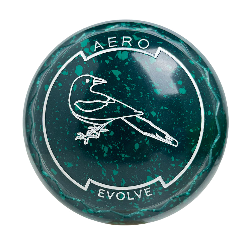 Aero Evolve Lawn Bowls 3 Heavy Z-Scoop Emerald - 264329