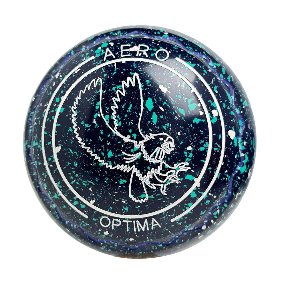 Aero Optima Lawn Bowls 4 Heavy Z-Scoop Graphite - 264367