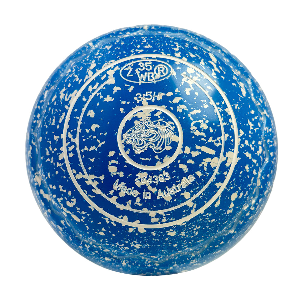 Aero Optima Lawn Bowls 3.5 Heavy Z-Scoop Azure - 264383