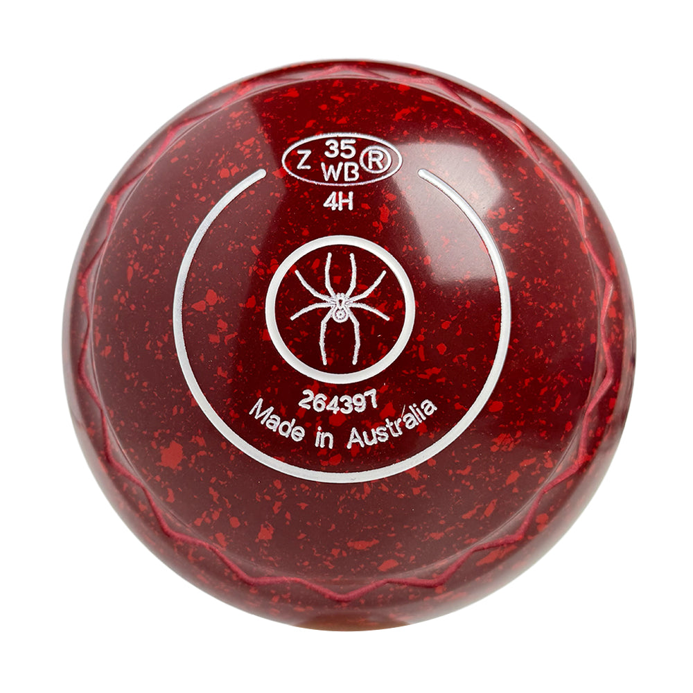 Aero Evolve Lawn Bowls 4 Heavy Z-Scoop Maroon Red - 264397