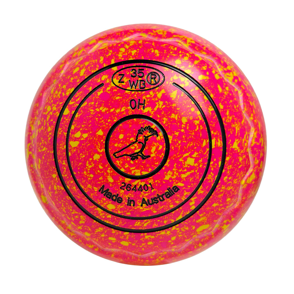 Aero Optima Lawn Bowls 0 Heavy Z-Scoop Tequila Sunrise - 264401