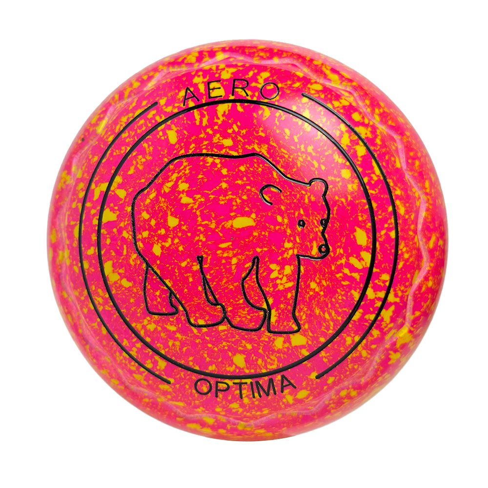 Aero Optima Lawn Bowls 2 Heavy Z-Scoop Tequila Sunrise - 264413