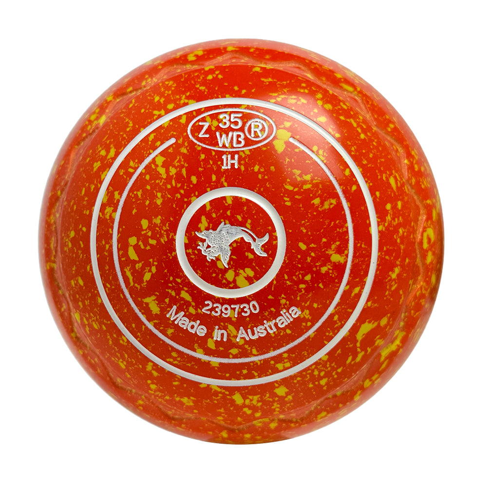 Aero Dynamic Lawn Bowls 1 Heavy Z-Scoop Nectarine - 239730