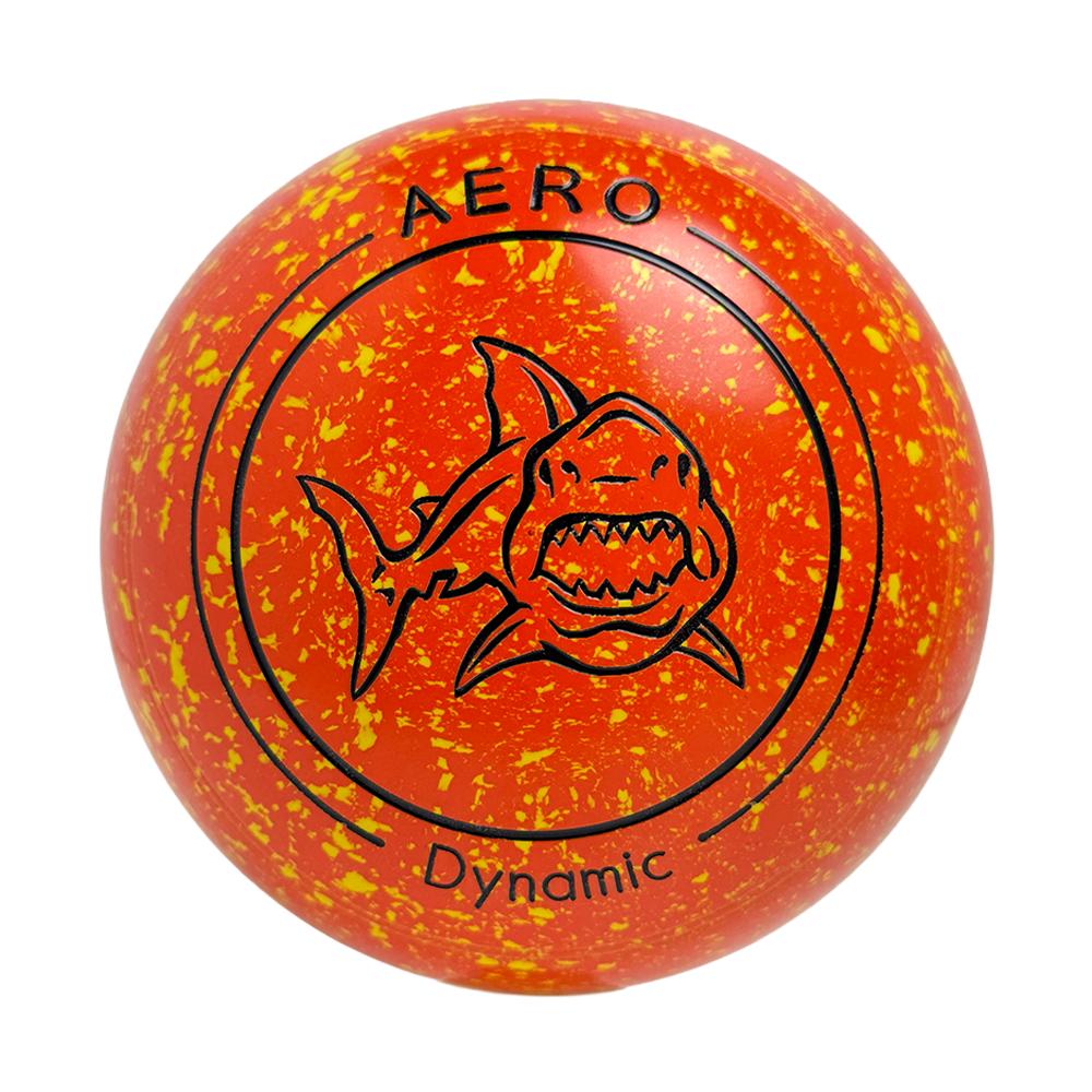 Aero Dynamic Lawn Bowls 5 Heavy Non-Gripped Nectarine - 239736