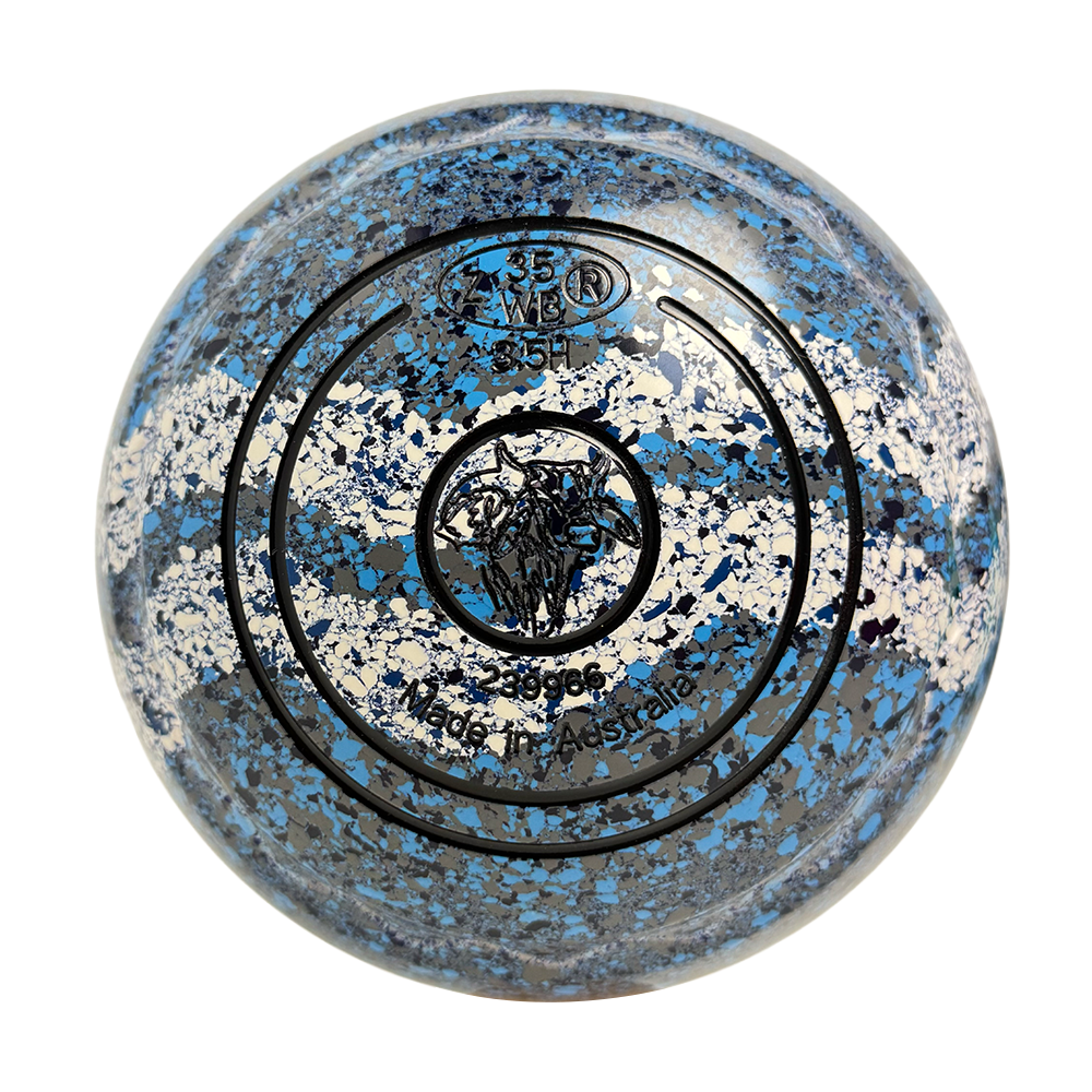 Aero Dynamic Lawn Bowls 3.5 Heavy Z-Scoop Verve/Glacier Swirl - 239966