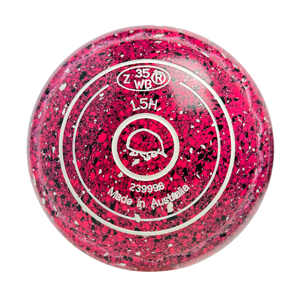 Aero Optima Lawn Bowls 1.5 Heavy Z-Scoop Fuchsia - 239998