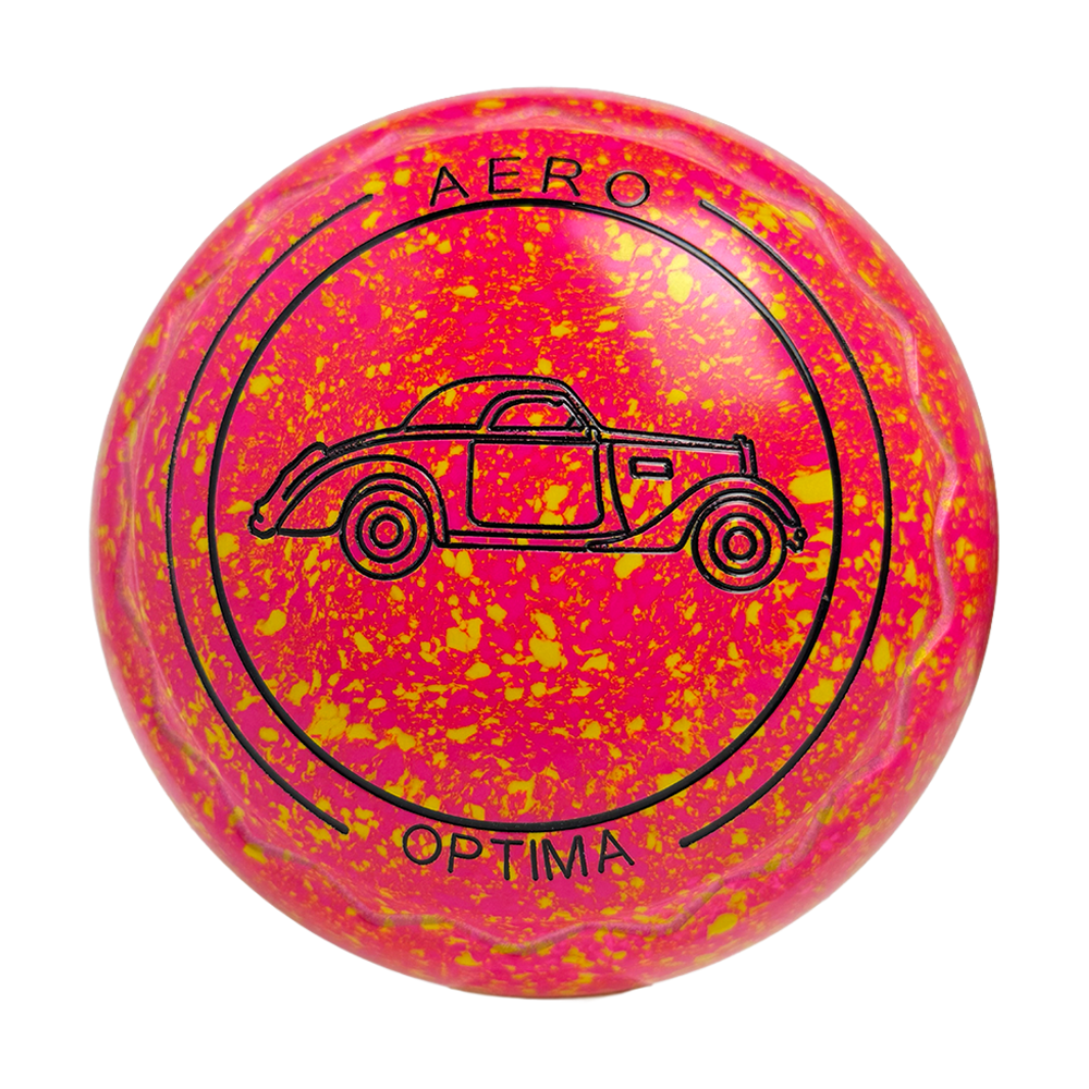 Aero Optima Lawn Bowls 2 Heavy Z-Scoop Tequila Sunrise - 262135