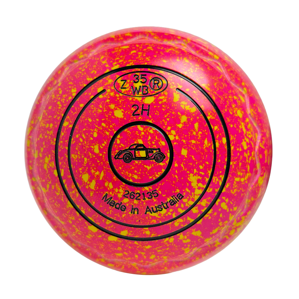 Aero Optima Lawn Bowls 2 Heavy Z-Scoop Tequila Sunrise - 262135