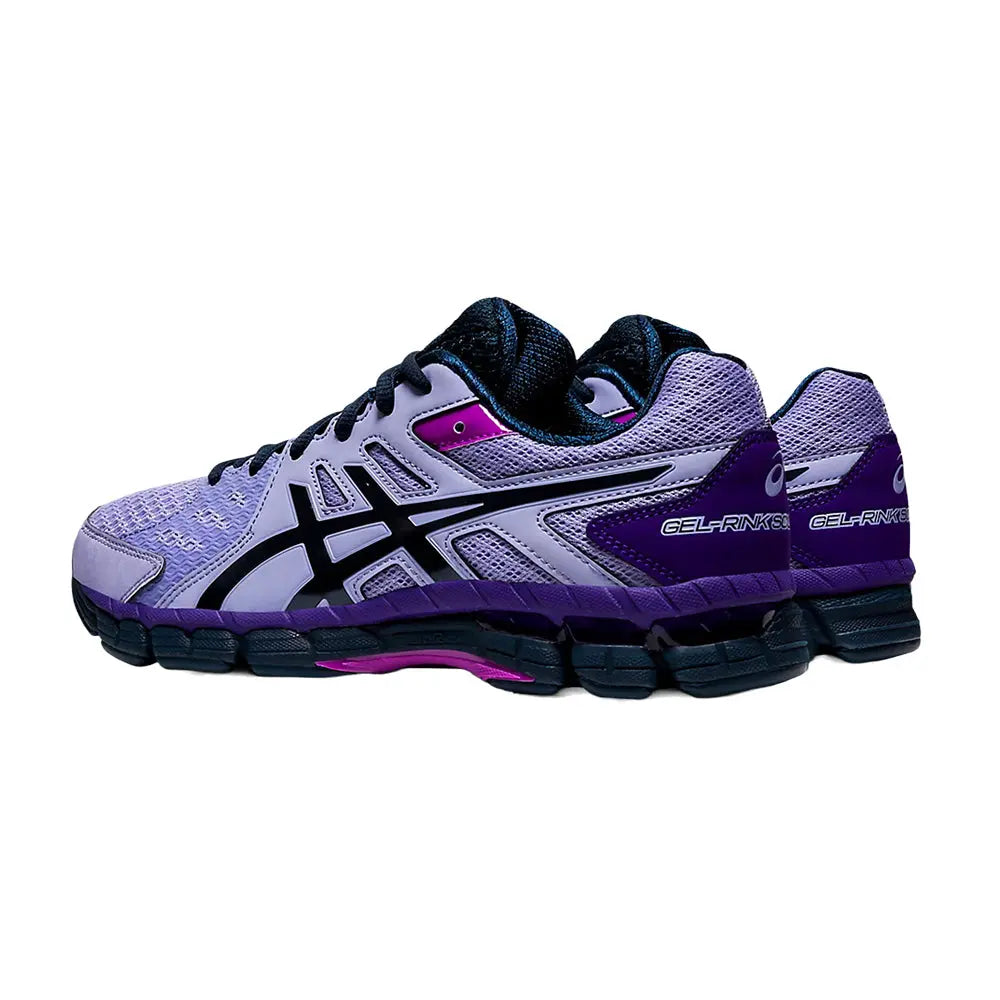 Asics Gel Rink Scorcher Womens Lawn Bowls Shoe (D) - Lilac/French Blue - Bowls City