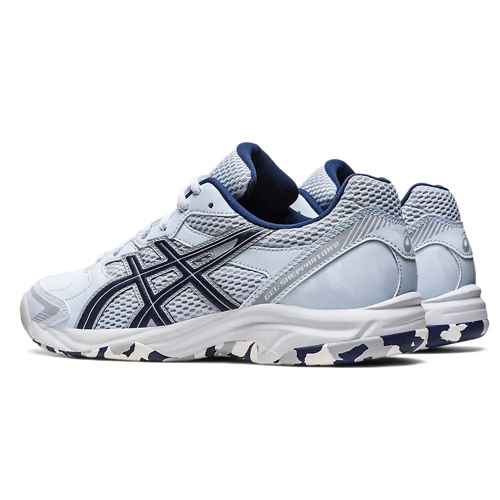 Asics Gel-Shepparton 2 Womens Lawn Bowls Shoe (D) - Light Sky/Navy - Bowls City