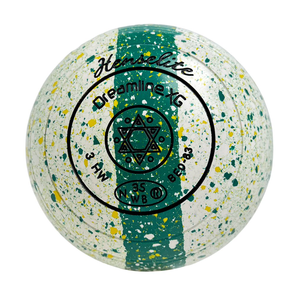 Henselite Dreamline XG Lawn Bowls Size 3 Heavy Non-Gripped - Australis Trilogy BE0-83