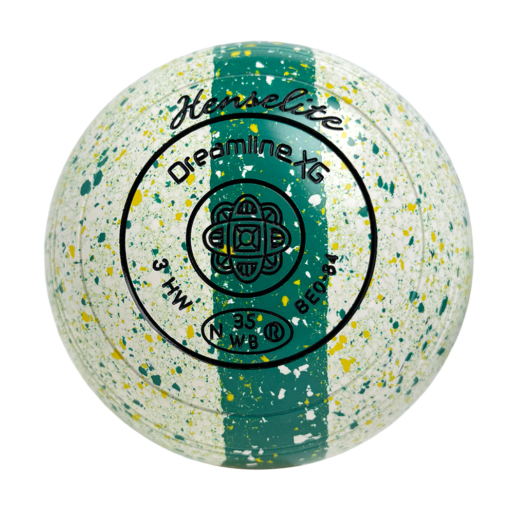 Henselite Dreamline XG Lawn Bowls Size 3 Heavy Non-Gripped - Australis Trilogy BE0-84