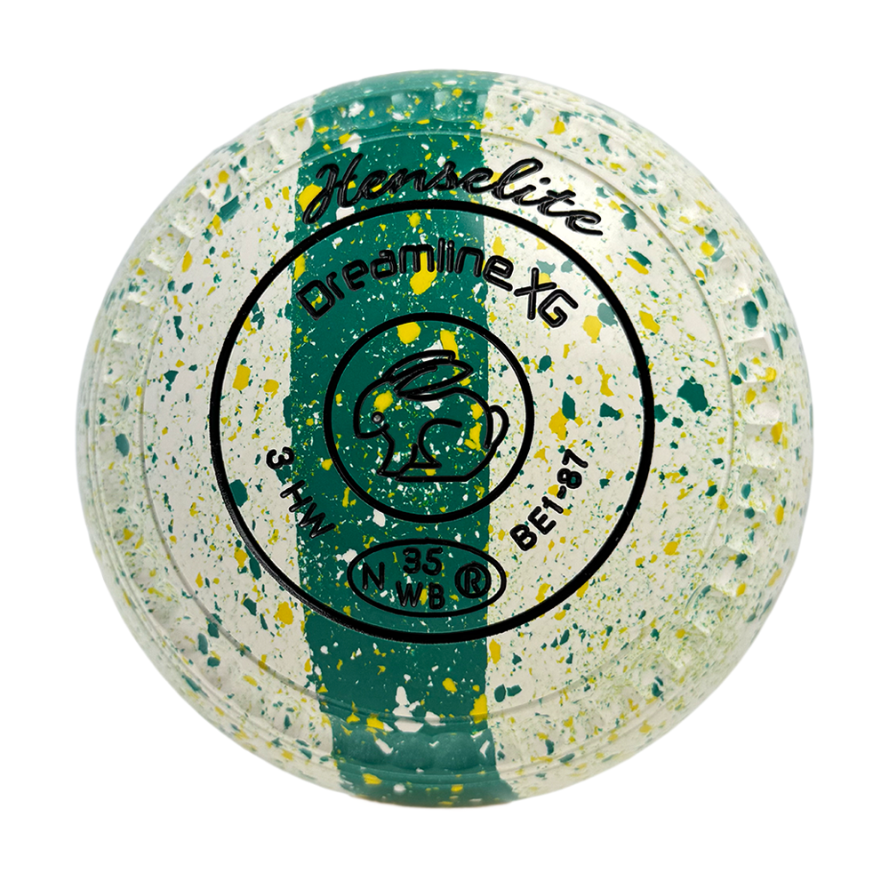 Henselite Dreamline XG Lawn Bowls Size 3 Heavy Gripped - Australis Trilogy BE1-87
