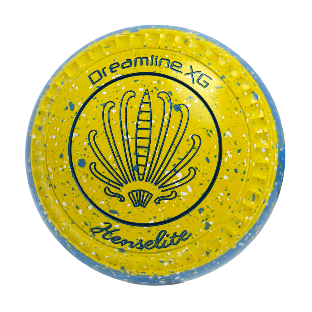 Henselite Dreamline XG Lawn Bowls Size 4 Heavy Gripped - Goldie Slice BE3-76