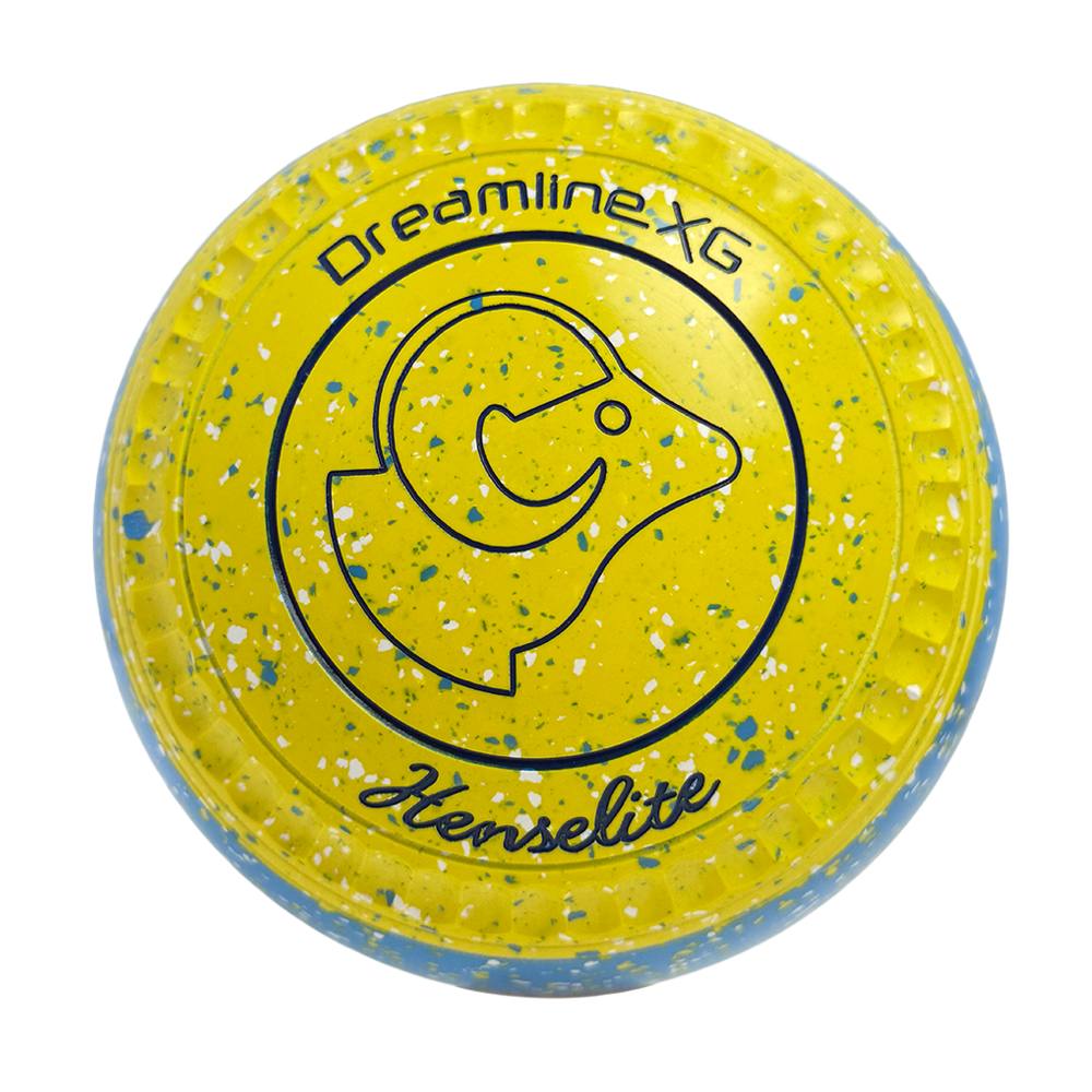 Henselite Dreamline XG Lawn Bowls Size 4 Heavy Gripped - Goldie Slice BE4-00