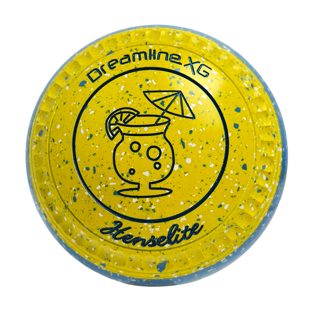 Henselite Dreamline XG Lawn Bowls Size 3 Heavy Gripped - Goldie Slice BE4-49