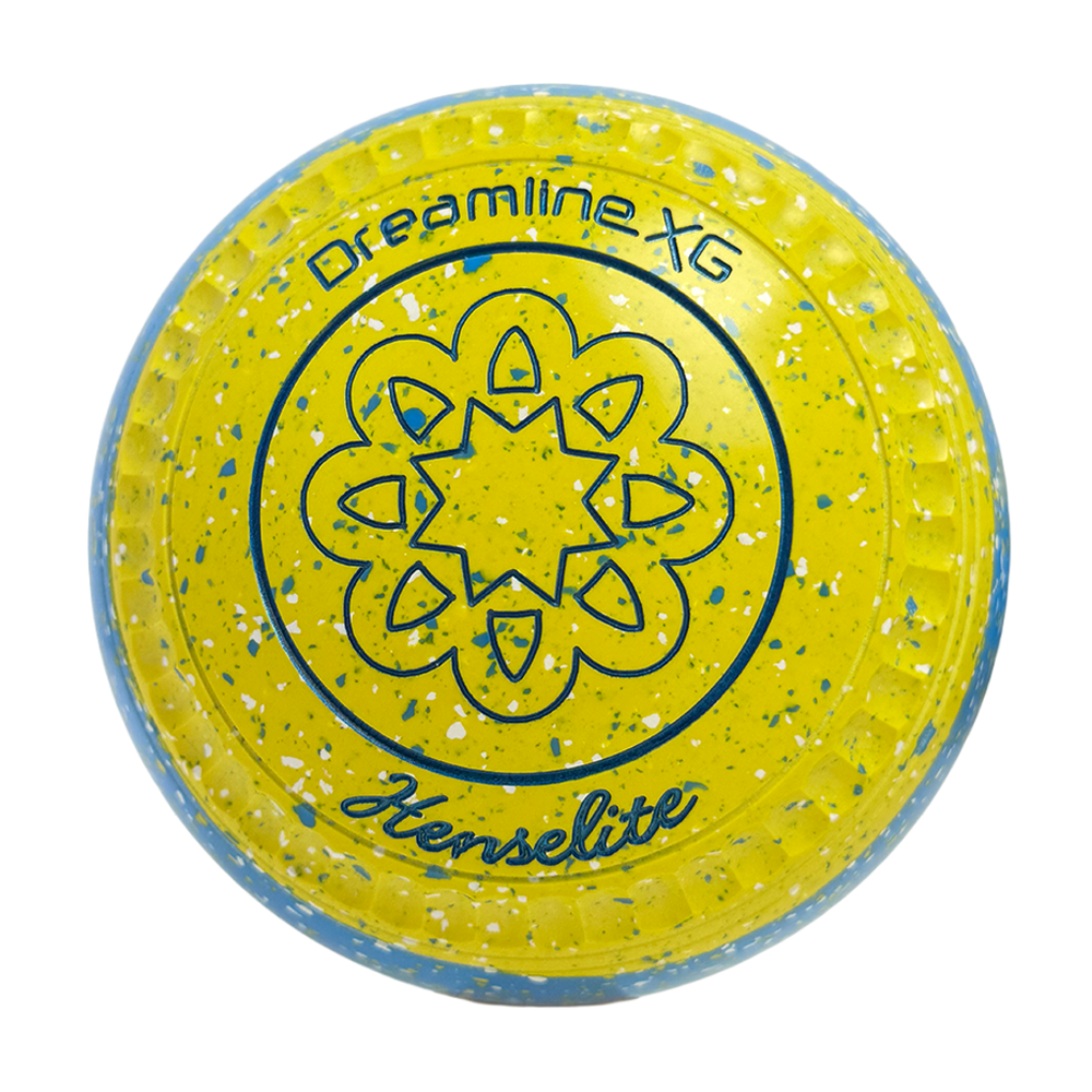 Henselite Dreamline XG Lawn Bowls Size 3 Heavy Gripped - Goldie Slice BE4-54