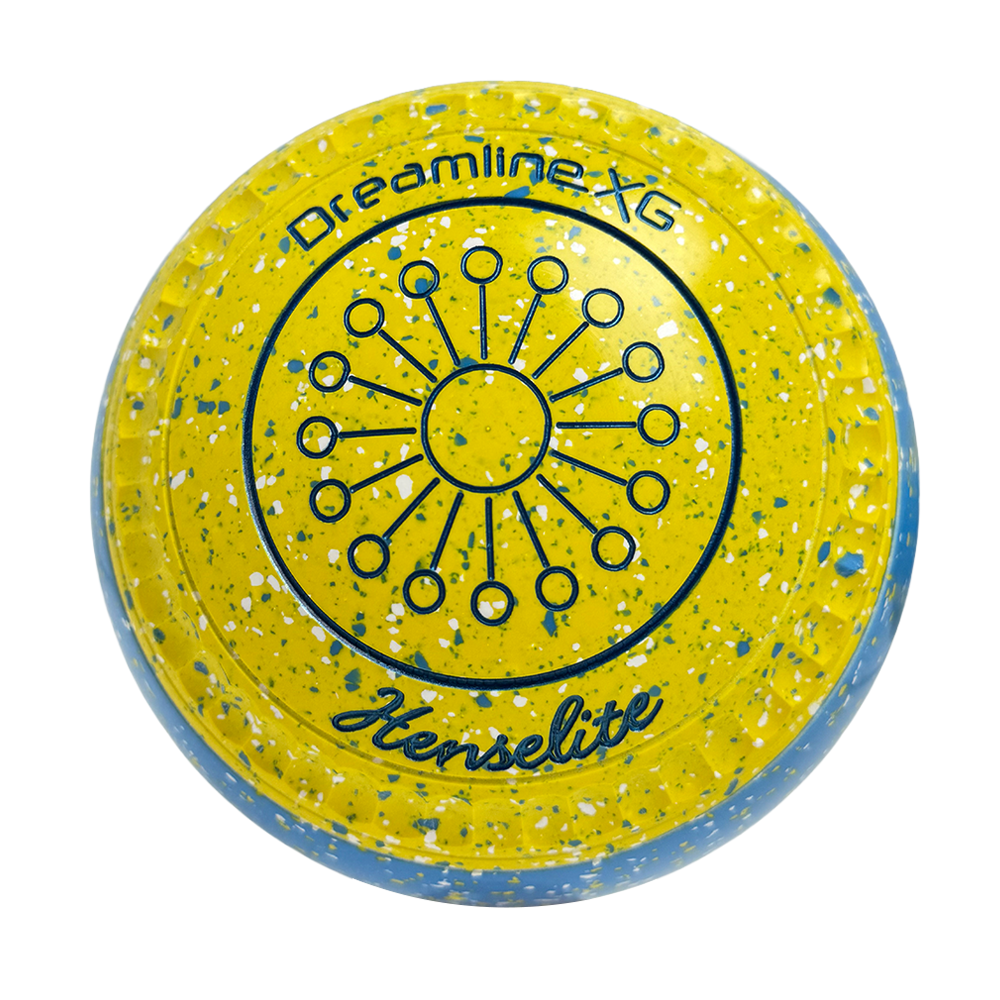 Henselite Dreamline XG Lawn Bowls Size 3 Heavy Gripped - Goldie Slice BE6-91