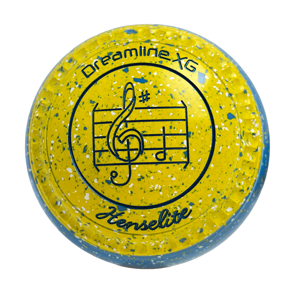 Henselite Dreamline XG Lawn Bowls Size 2 Heavy Gripped - Goldie Slice BE7-44