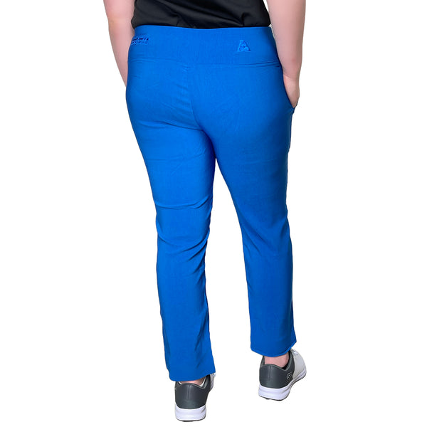 Bowlswear Australia Ladies Stretch Pants BA Logo Royal Bowls City