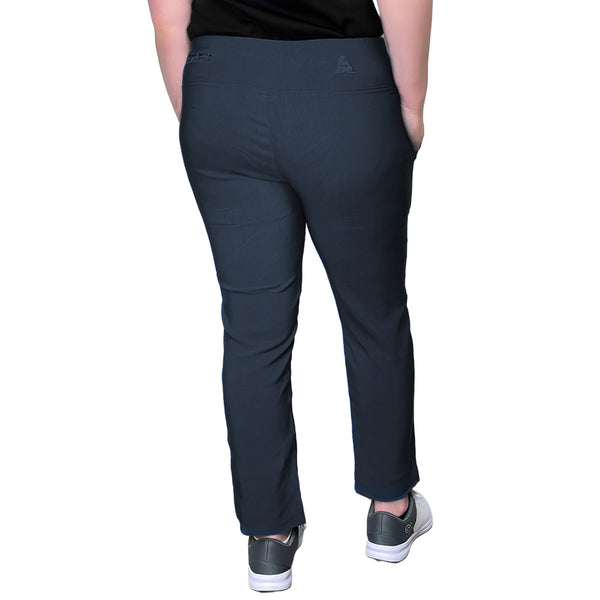 Bowlswear Australia Ladies Stretch Pants BA Logo Navy Bowls City