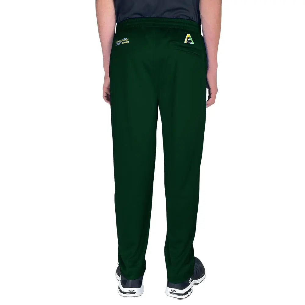 Bowlswear Australia Mens Comfortfit Pant BA Logo - Bottle Green - Bowls City