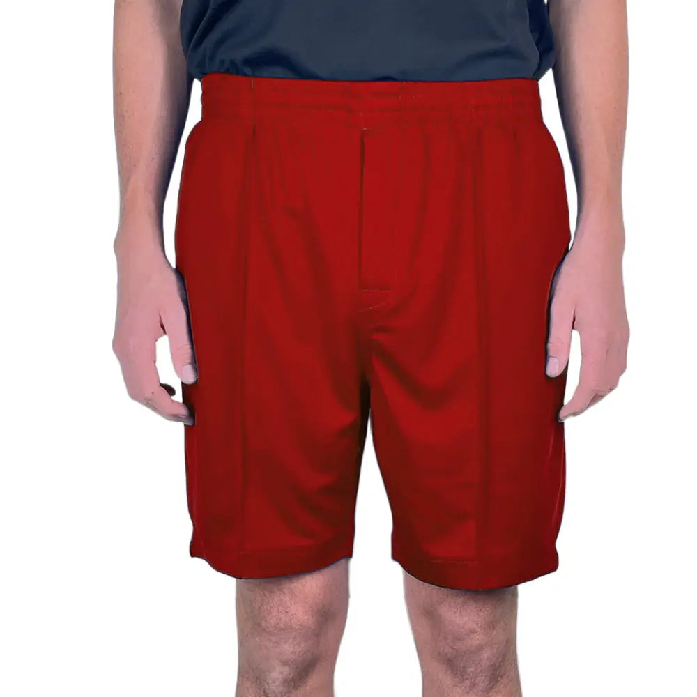 Bowlswear Australia Mens Comfortfit Short BA Logo - Red Bowlswear Australia