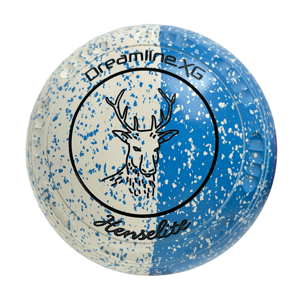 Henselite Dreamline XG Lawn Bowls Size 3 Heavy Gripped - Celeste Duo BE9-02
