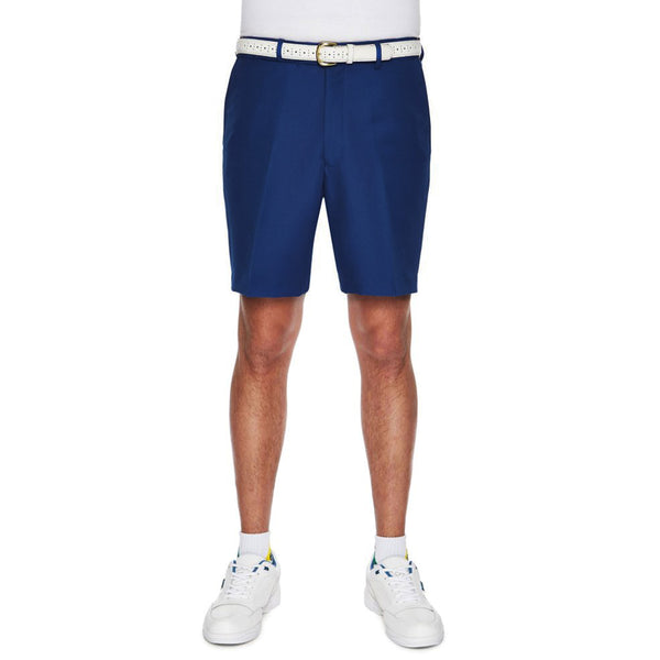 City Club Mens Tailored Lawn Bowls Shorts Reg. Navy Bowls City Gold