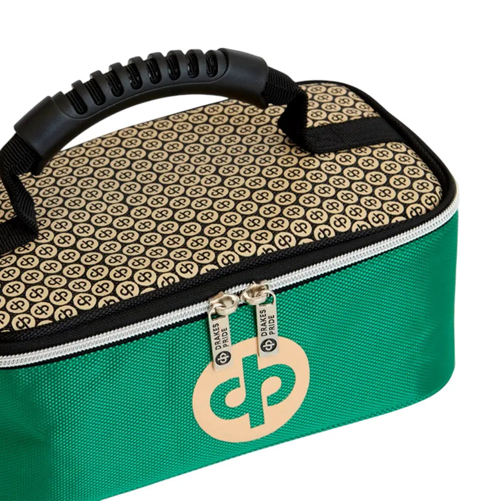 Drakes Pride '23 Two Bowl Carry Bag - Emerald - Bowls City
