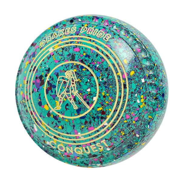 Drakes Pride Conquest Lawn Bowls Size 2 Heavy Channel Grip Mint