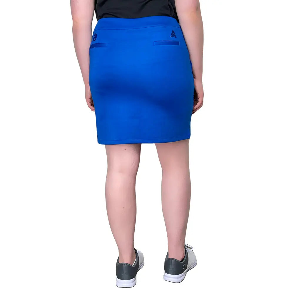 Drakes Pride Premium Stretch Lawn Bowls Skort BA Logo - Royal - Bowls City