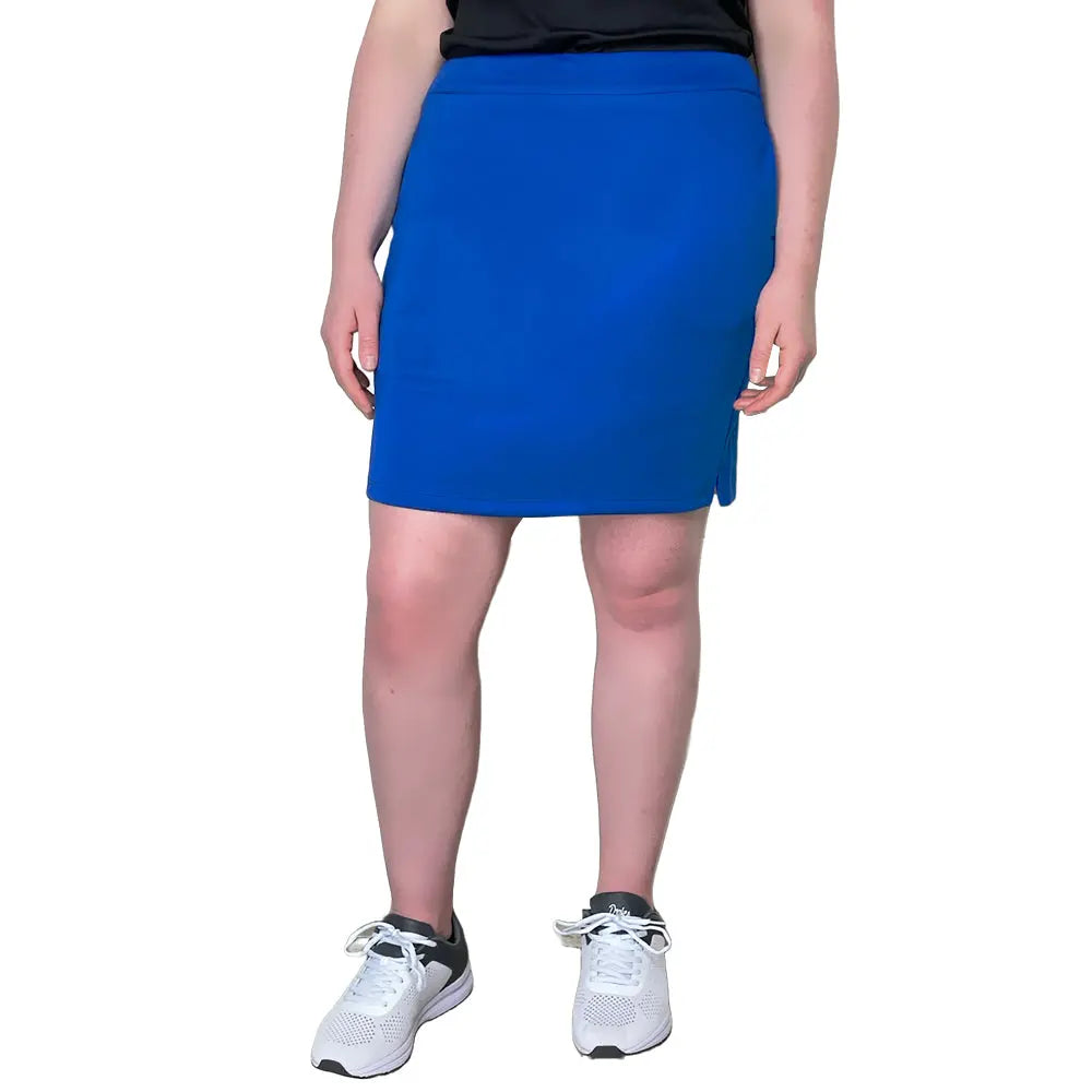 Drakes Pride Premium Stretch Lawn Bowls Skort BA Logo - Royal - Bowls City