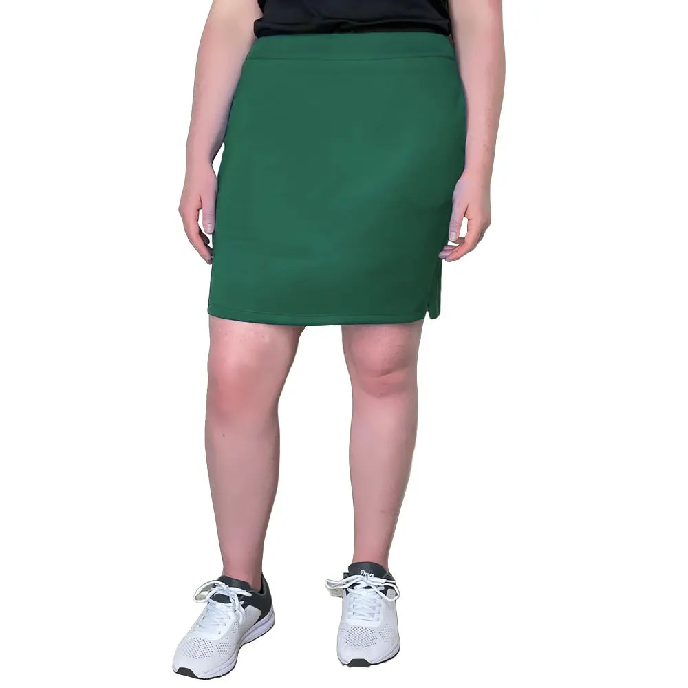 Drakes Pride Premium Stretch Lawn Bowls Skort BA Logo - Bottle Green - Bowls City