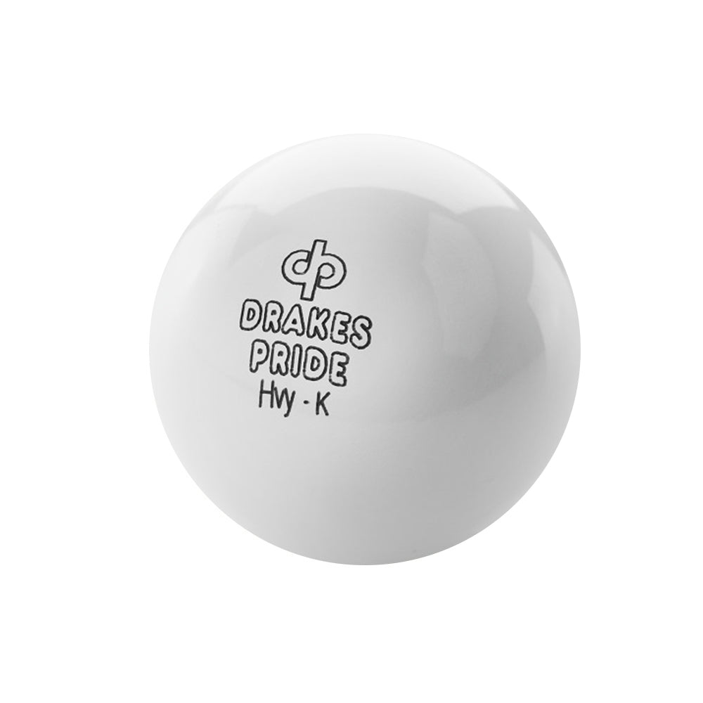 Drakes Pride Lawn Bowls Jack - White (HEAVY) - Bowls City
