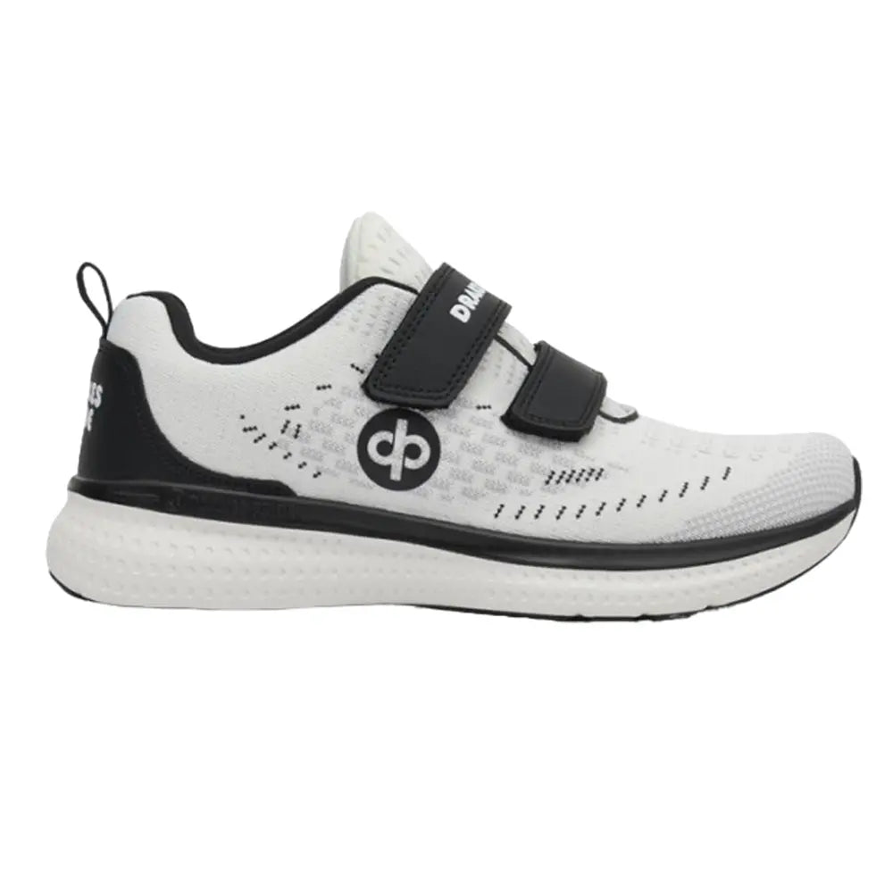 Drakes Pride Mens Renegade Velcro Lawn Bowls Shoe (4E Wide) - White - Bowls City