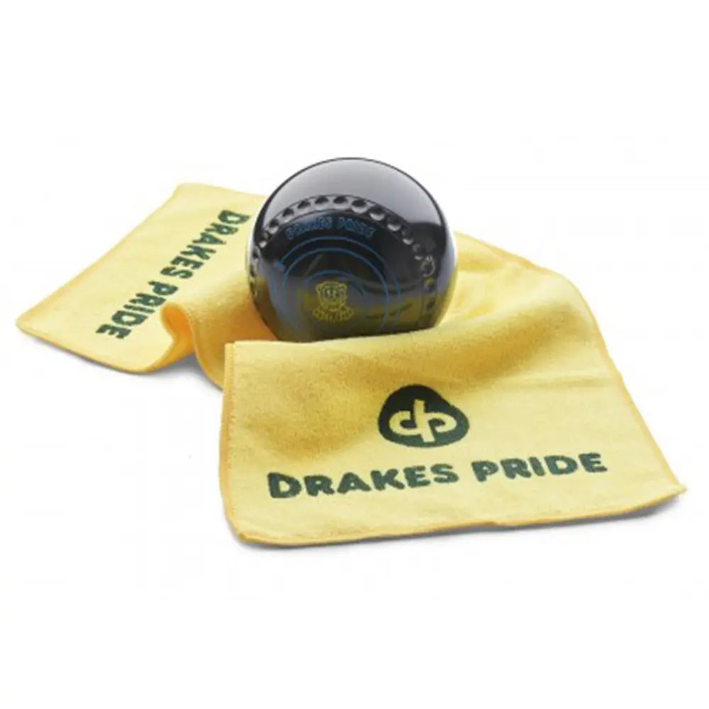 Drakes Pride Microfibre Towel - Yellow - Bowls City