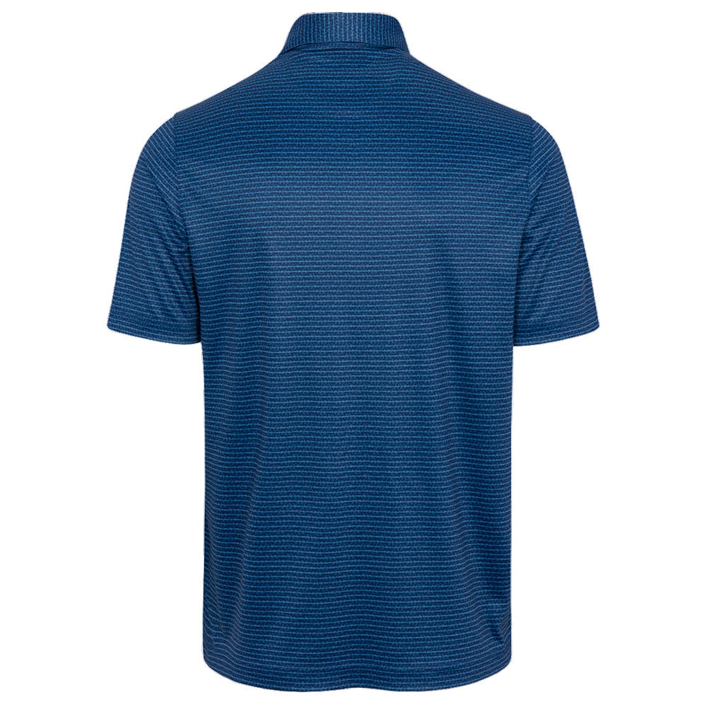 Greg Norman ML75 RCL Microlux Fin Stripe Polo - Navy