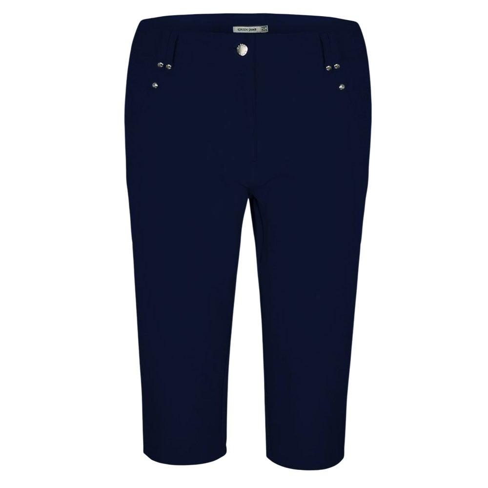 Green Lamb Womens Tasha Pedal Pushers - Navy