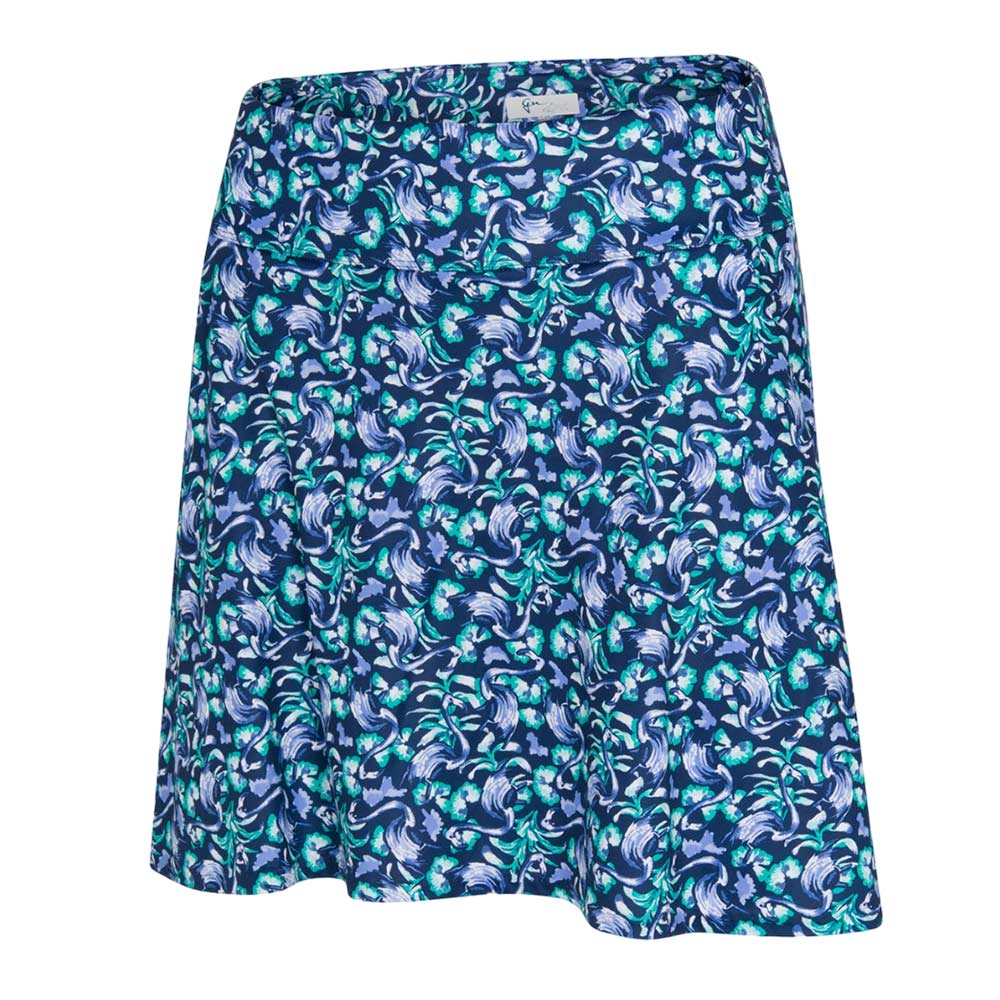 Greg Norman Ladies Dahlia 17" Pull On Skort - Navy