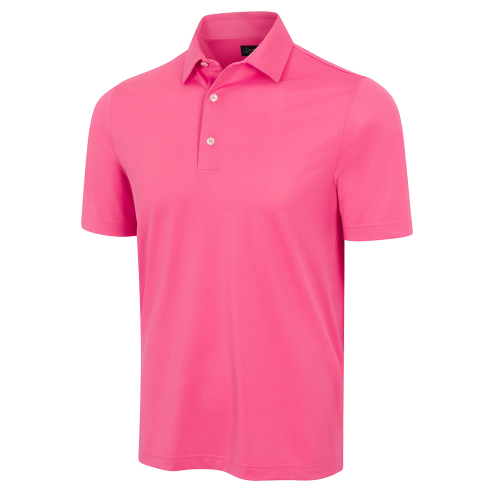 Greg Norman Mens Freedom Micro Pique Short Sleeve Polo *