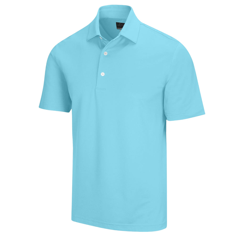 Greg Norman Mens Freedom Micro Pique Short Sleeve Polo *