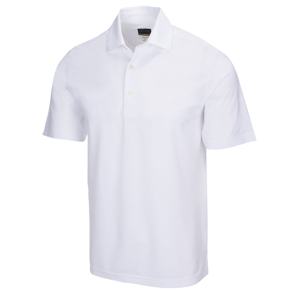 Greg Norman Mens Freedom Micro Pique Short Sleeve Polo *