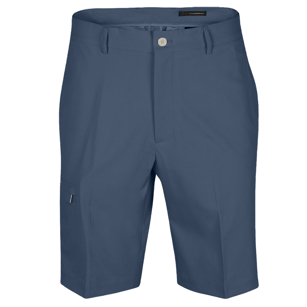 Greg Norman Stretch Waist Tech Cargo Short - Vintage Indigo