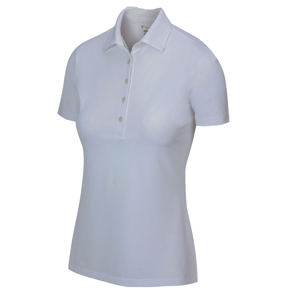 Greg Norman Womens Freedom Micro Pique Short Sleeve Polo *