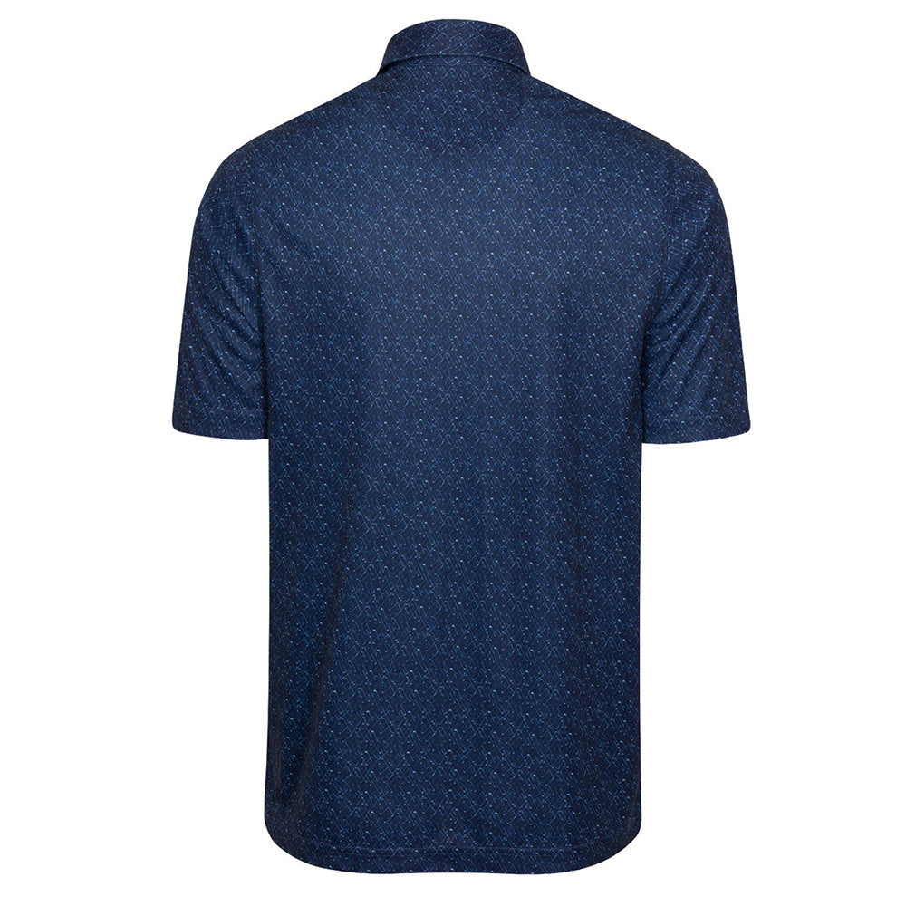 Greg Norman Mens ML75 Club House Print Polo *