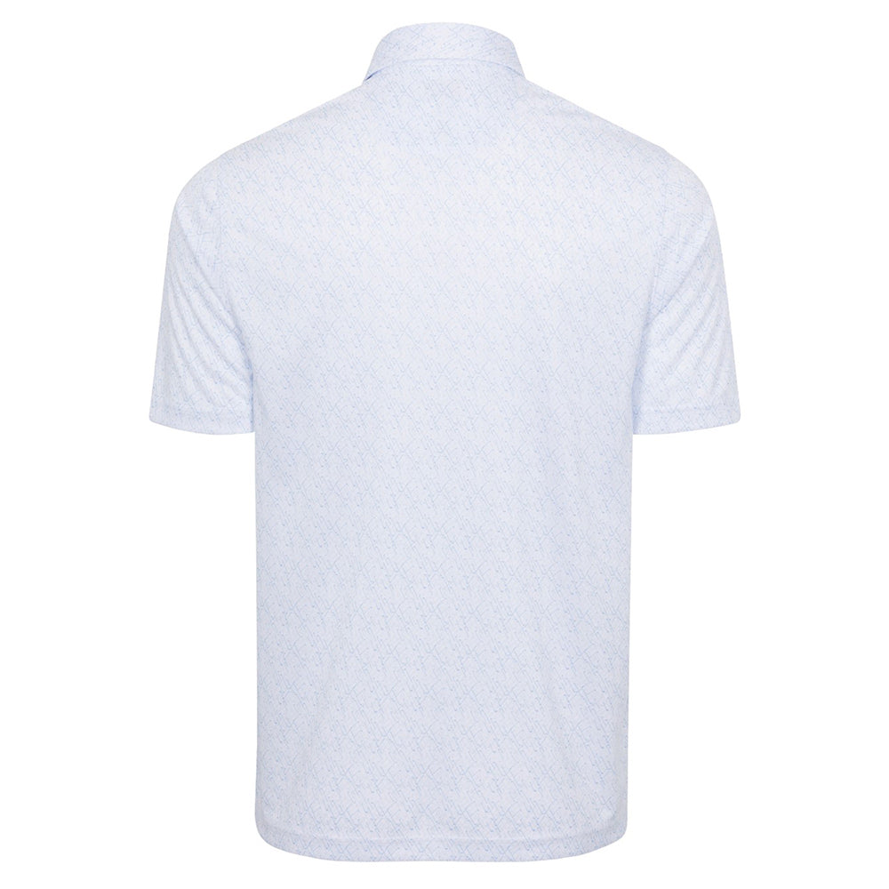 Greg Norman Mens ML75 Club House Print Polo *
