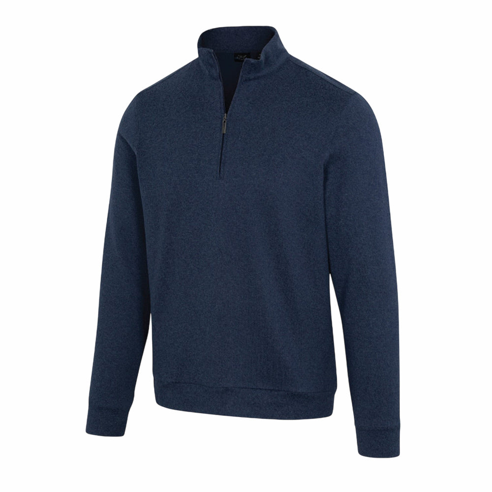 Greg Norman Mens Weatherknit 1/4 Zip Lined Windsweater *